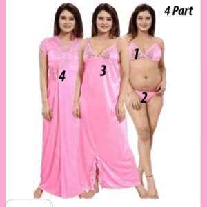 4 part nighty dress best quality