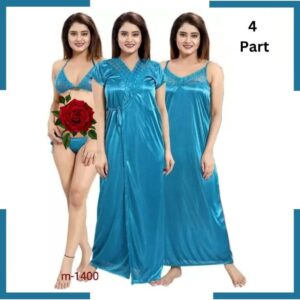 4 part nighty dress best quality
