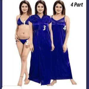 4 part nighty dress best quality